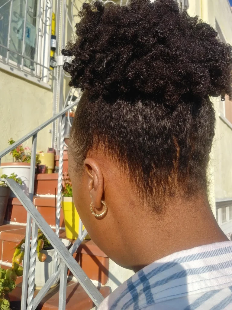 High Puff with Edge Styling